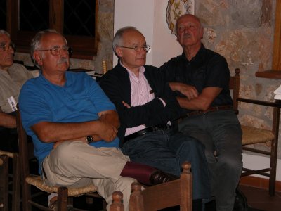 I tre relatori
della serata a Bassiano
(24643 bytes)